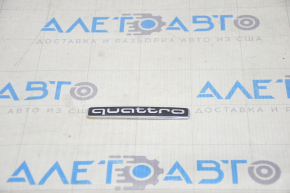 Emblem badge rear "quattro" Audi Q5 80A 18-24 chrome
