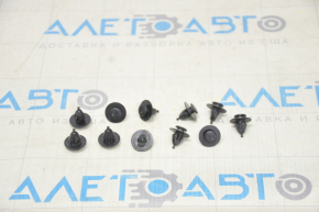 Clips for the front left wing arch trim 11 pcs Audi Q5 80A 18-24