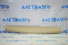 Upper trunk door trim Toyota Highlander 14-19 beige, plastic turned white
