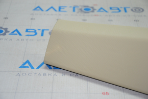 Upper trunk door trim Toyota Highlander 14-19 beige, plastic turned white