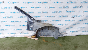 Tesla Model 3 18 front right quarter - sawn off, iron panel, graphite, without boot