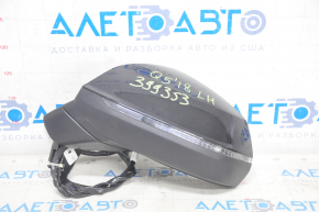 Side mirror left Audi Q5 80A 18-24 15 pins, black, auto-dimming, turn signal, BSM, heated