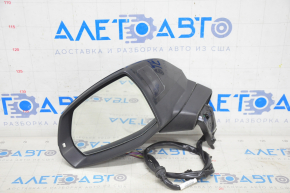 Side mirror left Audi Q5 80A 18-24 15 pins, black, auto-dimming, turn signal, BSM, heated
