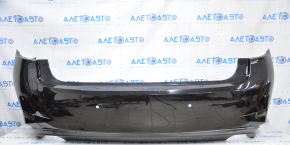 Bare rear bumper Lexus ES350 13-15 pre-restoration for parking sensors black sawed bottom