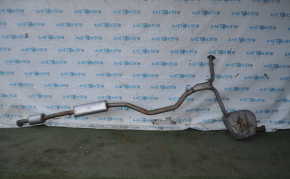 Exhaust line middle part with barrel Honda Accord 18-22 2.0T
