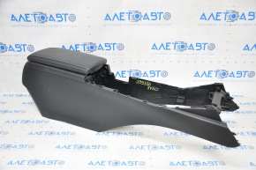 Console central armrest Lexus ES300h ES350 13-18 black, leather scratches