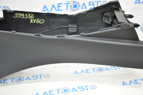 Console central armrest Lexus ES300h ES350 13-18 black, leather scratches