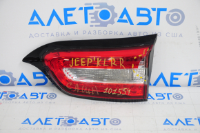 Right inner trunk lid light for Jeep Cherokee KL 14-18 pre-restoration, broken glass