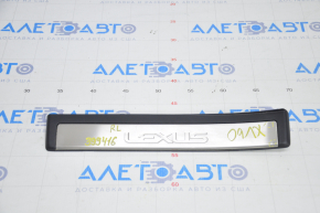 Door sill trim rear left outer Lexus ES300h ES350 13-18 chrome bumps, scratches
