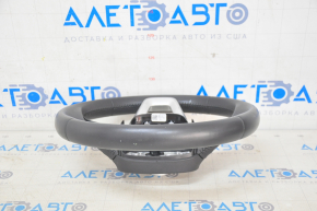 Bare steering wheel Audi Q5 80A 18-20 leather, black, without buttons and paddles
