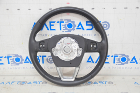Bare steering wheel Audi Q5 80A 18-20 leather, black, without buttons and paddles