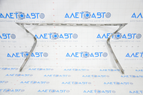 Front bumper grille frame Lexus ES300h ES350 13-15 prerest chrome sand