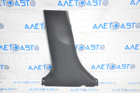 Center pillar trim lower left Lexus ES300h ES350 13-18 black scratches, plastic turned white
