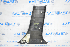 Center pillar trim lower left Lexus ES300h ES350 13-18 black scratches, plastic turned white