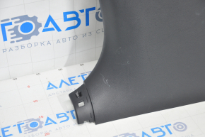 Center pillar trim lower left Lexus ES300h ES350 13-18 black scratches, plastic turned white