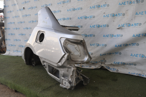 Quarter wing rear left Toyota Camry v50 12-14 usa silver, pokes