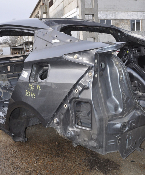 Quarter wing rear left Toyota Prius 50 16-18 without BSM graphite, on the body, bumps