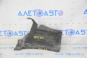 Right rear bumper liner Toyota Prius 50 16-18 is worn, the fastening is torn
