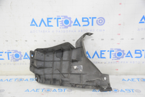 Right rear bumper liner Toyota Prius 50 16-18 is worn, the fastening is torn