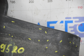 Right rear bumper liner Toyota Prius 50 16-18 is worn, the fastening is torn