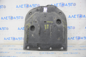 Rear fuel tank guard Lexus ES350 13-18 dented, tears