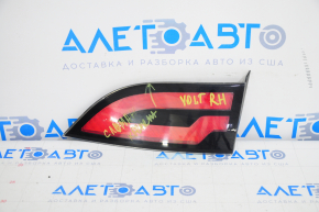Inner light trunk lid right Chevrolet Volt 11-15 broken mount, needs polishing