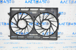 Diffuser radiator shroud bare Audi Q5 80A 18-24 for two fans