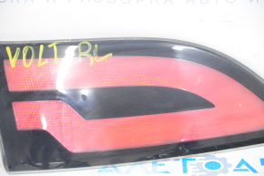 Inner taillight trunk lid left Chevrolet Volt 11-15 broken mount, needs polishing