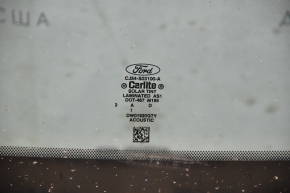 Windshield Ford Escape MK3 13-16 pre-restoration, chip, sand, air on the edge