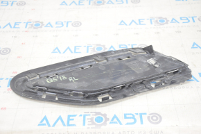 Rear bumper grille left Audi Q5 80A 18-24 structure, with chrome