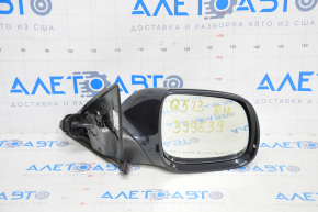 Side mirror right Audi Q5 8R 09-17 15 pins, auto folding, auto dimming, turn signal, heated, blue