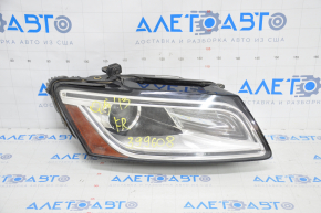 Front right headlight complete Audi Q5 8R 13-17 rest xenon for polishing, break in the lower mount