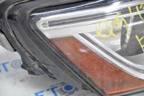 Front right headlight complete Audi Q5 8R 13-17 rest xenon for polishing, break in the lower mount