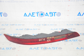 Rear bumper light right Audi Q5 80A 18-20 water damage, scratches, crack on glass