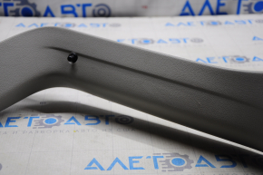 Upper trunk door trim Audi Q5 8R 13-17 gray, worn, scratches