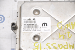 ECU Engine Computer with Key Jeep Compass 11-16 2.4 with Ignition Switch Mopar 4685719AI, with IMMOBILIZER CONTROL MODULE 05026225AQ, Worn Key