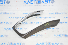 Audi Q5 8R 09-17 center console trim in dark wood