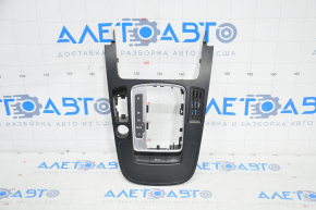 Shifter pad Audi Q5 8R 09-17 for start stop type 2 chrome swelled, mount broken