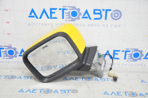 Side mirror left Jeep Renegade 15- 5 pins, yellow