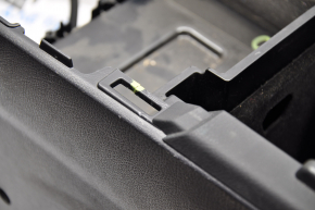 Central console armrest Lexus RX350 RX450h 10-15 leather black, scratches, worn, broken fasteners
