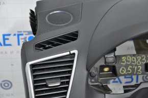 Torpedo front panel with AIRBAG Audi Q5 8R 09-17 black Bang and Olufsen, dark wood trim