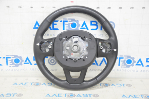 Naked steering wheel Jeep Renegade 15 - black leather, without cushion and buttons, with overlay