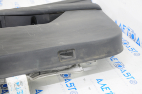 Door trim card front right Tesla Model Y 20-25 leather black, without backlight, with suede insert with window lift control with door opening button dented tear scratches under chemical