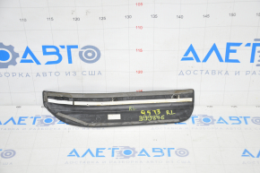 Door sill outer rear left Audi Q5 8R 09-17 black with chrome scratches, bump