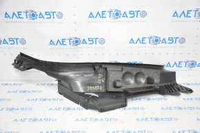 Door sill trim inner rear left Audi Q5 8R 09-17 black scratches, worn