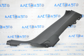 Door sill trim inner rear right Audi Q5 8R 09-17 black scratches, worn