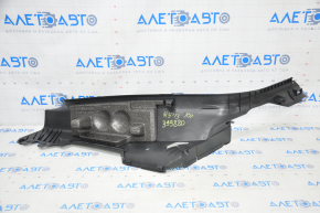 Door sill trim inner rear right Audi Q5 8R 09-17 black scratches, worn