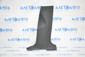 Center pillar trim lower right Audi Q5 8R 09-17 black broken mount, worn out