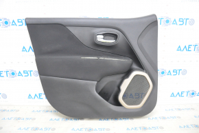 Door trim card front left Jeep Renegade 15 - black cloth, fabric peeled off