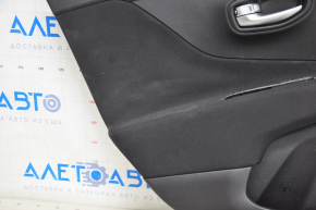 Door trim card rear left Jeep Renegade 15 - black cloth, fabric peeled off